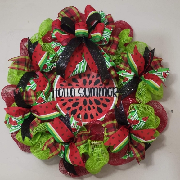 Other - Watermelon Summertime Wreath
